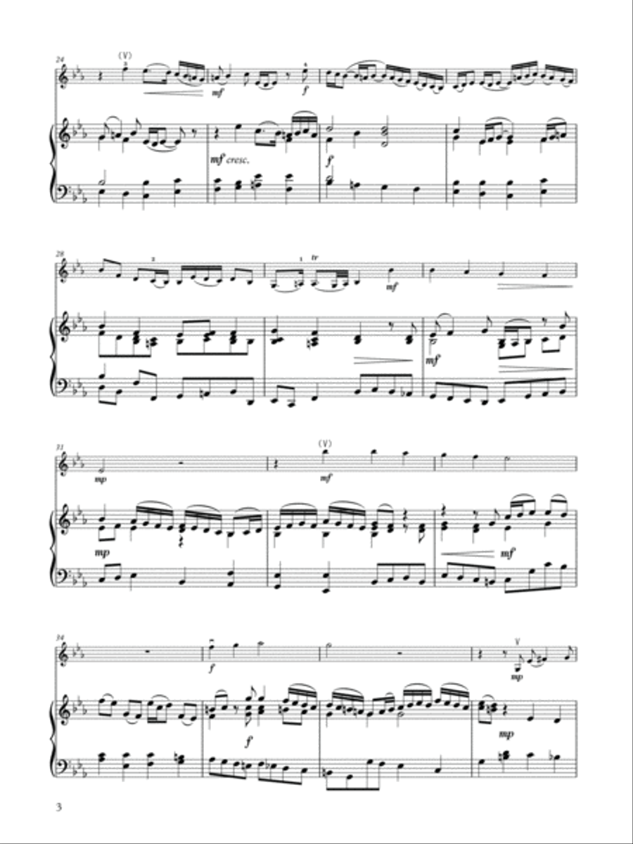 Wachet auf, ruft uns die Stimme from Cantata BWV 140 Violin Solo scores gallery preview page 3