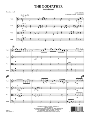 The Godfather (arr. Robert Longfield) - Conductor Score (Full Score)