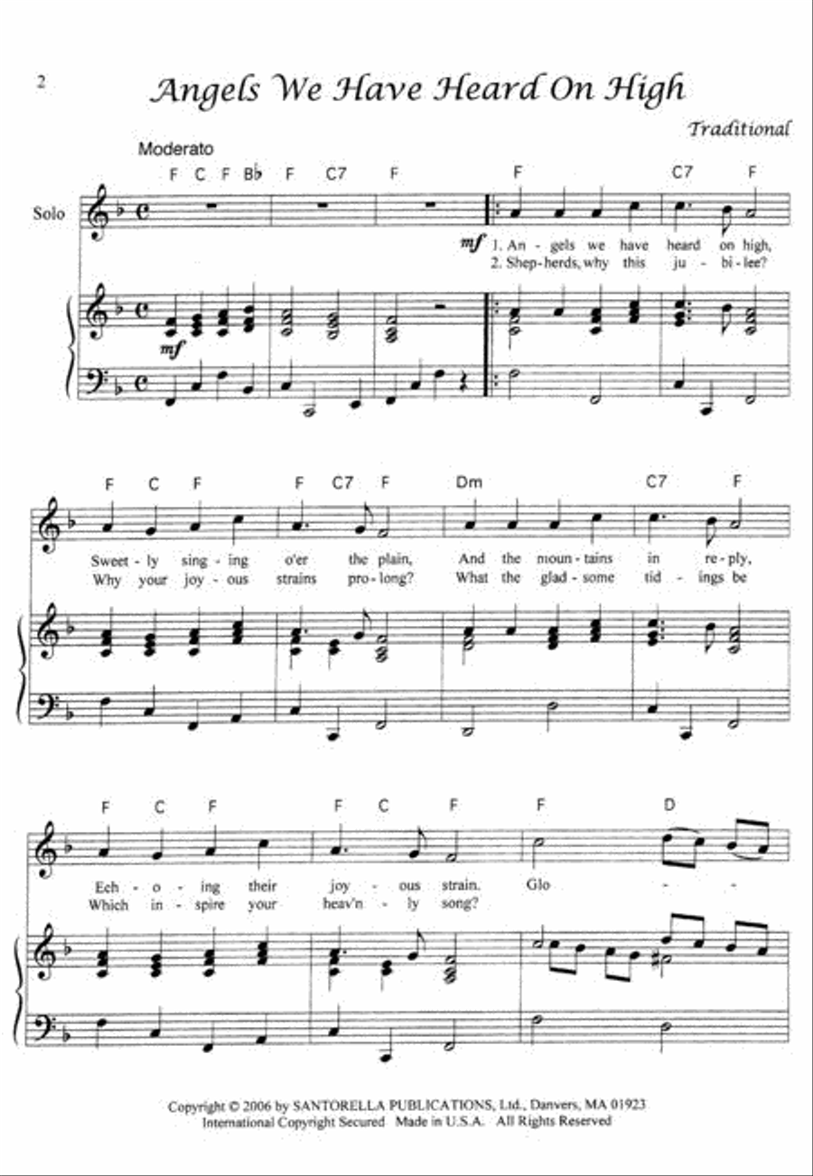 Traditional Christmas Duets for Violin (Piano Accompaniment) String Duet scores gallery preview page 2