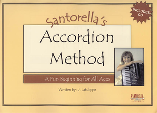 Book cover for Santorella's Accordion Method * Book 1A * with CD