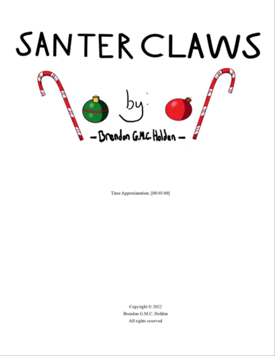 Santer Claws Voice scores gallery preview page 2