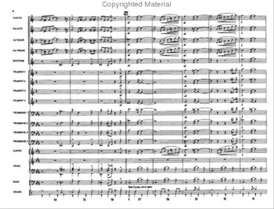 Eenie, Meenie, Minor Mode Jazz Ensemble scores gallery preview page 5