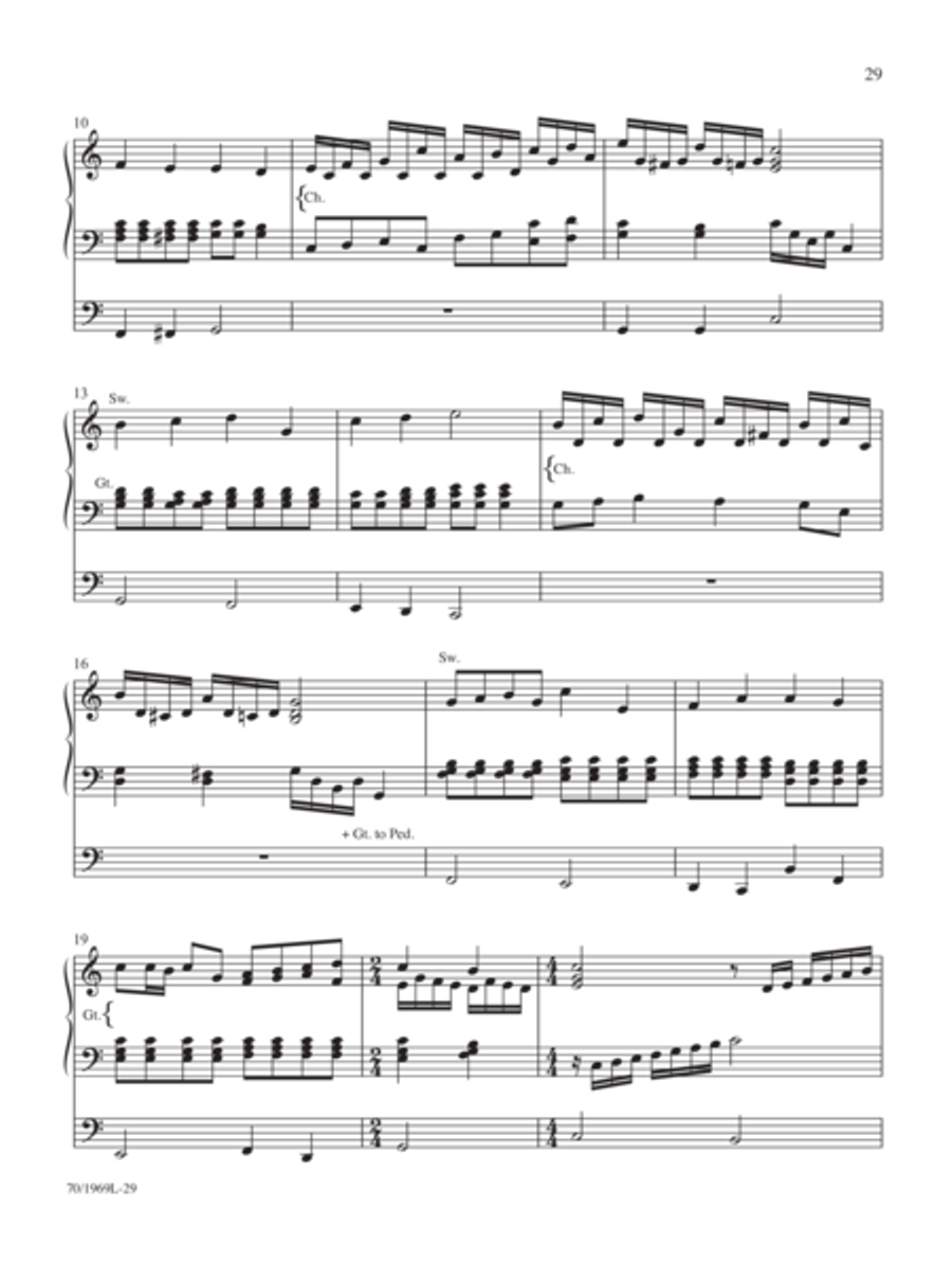 Go Out with Joy!, Vol. 2 Organ Solo scores gallery preview page 13