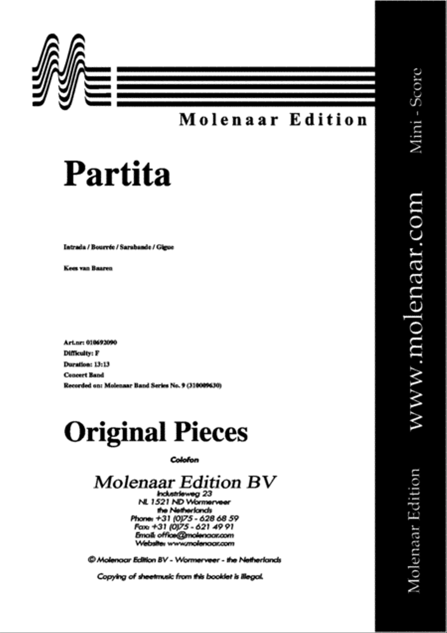 Partita Concert Band scores gallery preview page 2