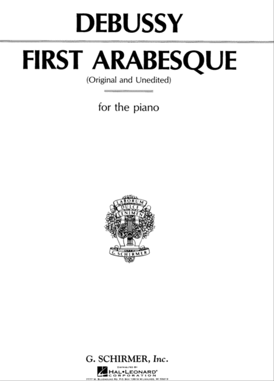 Arabesque No. 1 Piano Solo scores gallery preview page 1