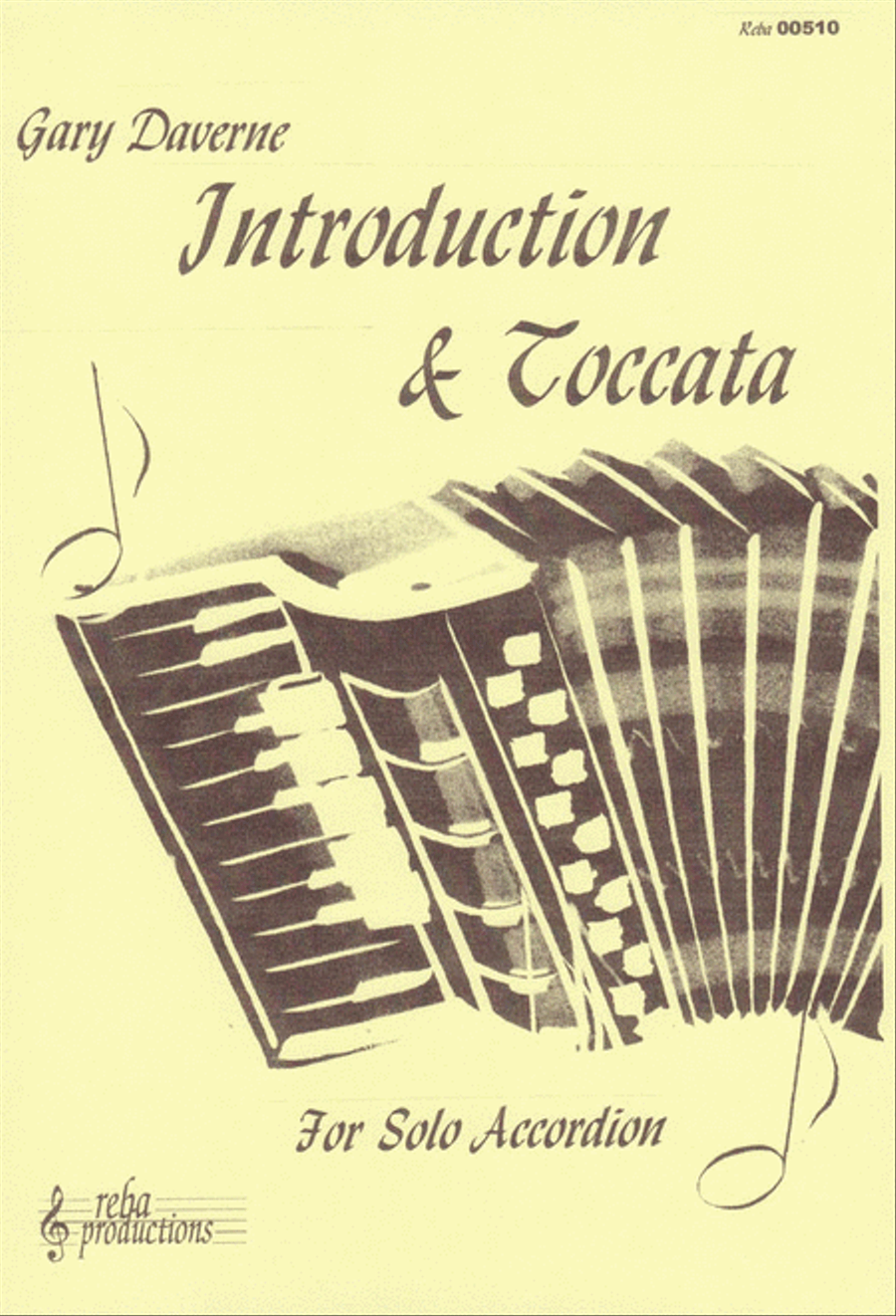Introduction & Toccata Accordion scores gallery preview page 1