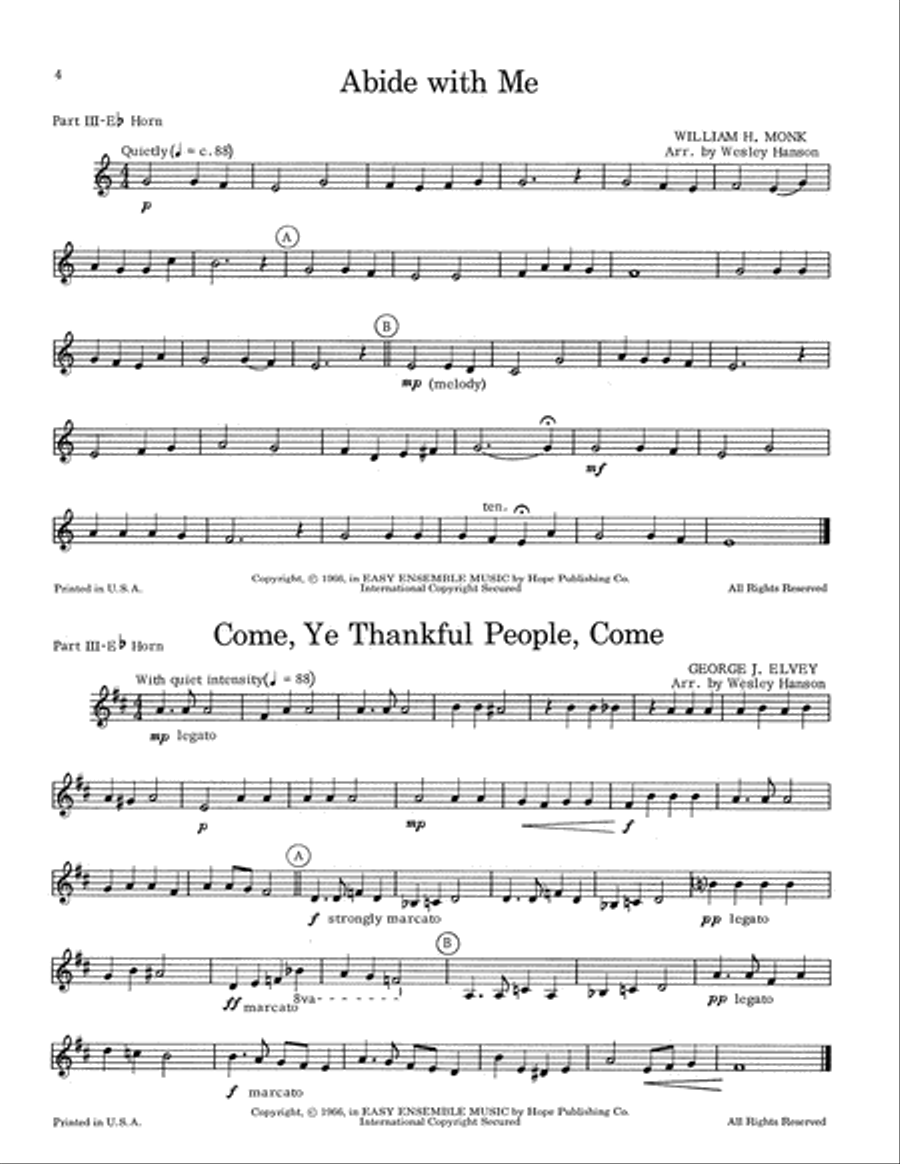 Easy Ensemble Music Part scores gallery preview page 6