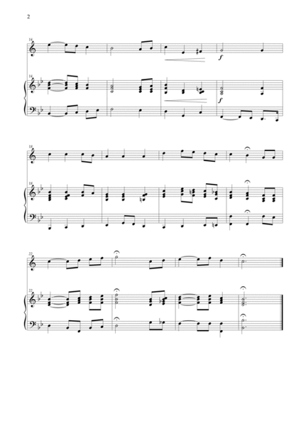 The Star-Spangled Banner - EUA Hymn (Trumpet Bb and Piano) image number null