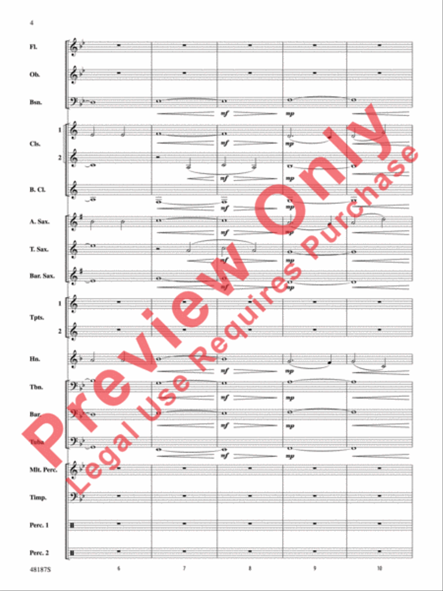 Fortaleza Concert Band scores gallery preview page 5