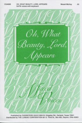 Book cover for Oh, What Beauty Lord Appears