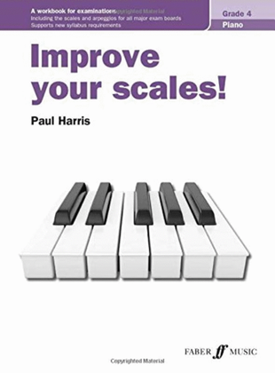 Book cover for Improve Your Scales! Piano Grade 4