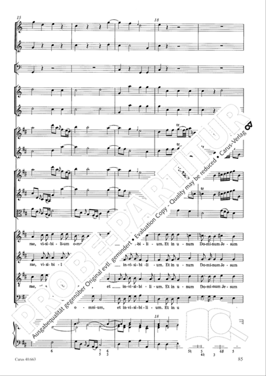 Mass in D minor (Missa in d) ATB scores gallery preview page 101