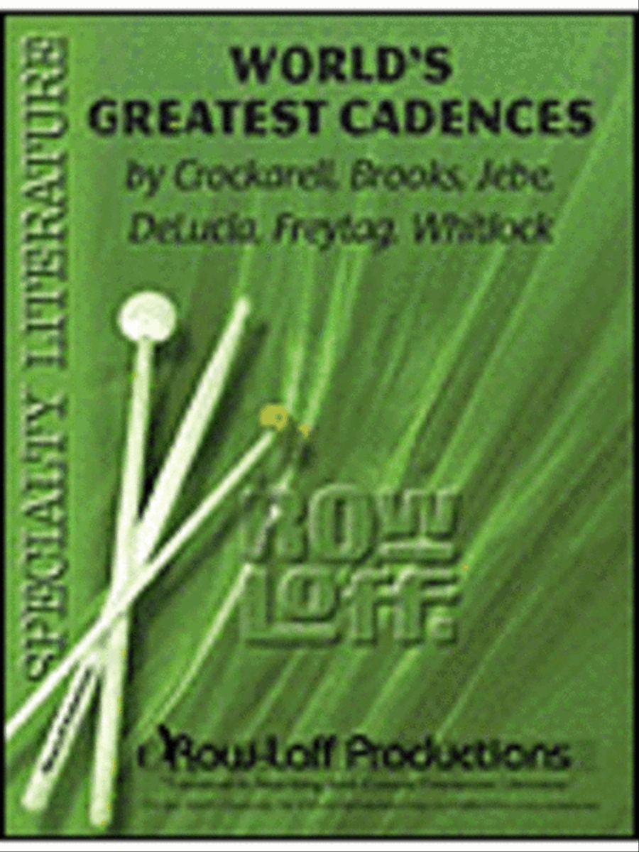 World's Greatest Cadences w/CD Percussion Ensemble scores gallery preview page 1