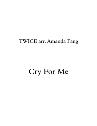 Book cover for Cry For Me