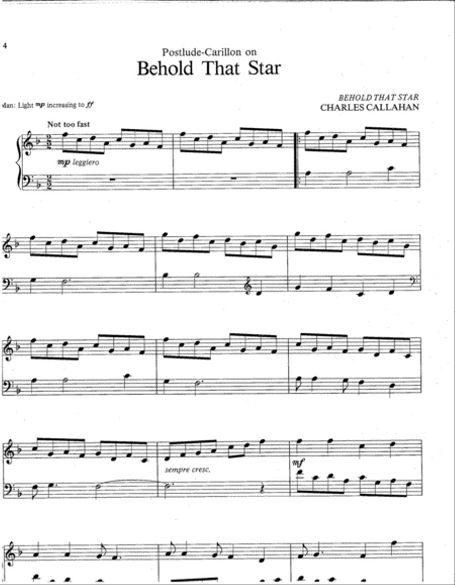 Spirituals for Keyboard Organ scores gallery preview page 6