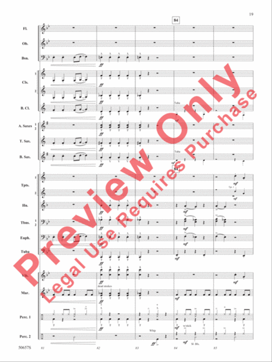 You Better Sleigh! You Better Sleigh! Concert Band scores gallery preview page 20