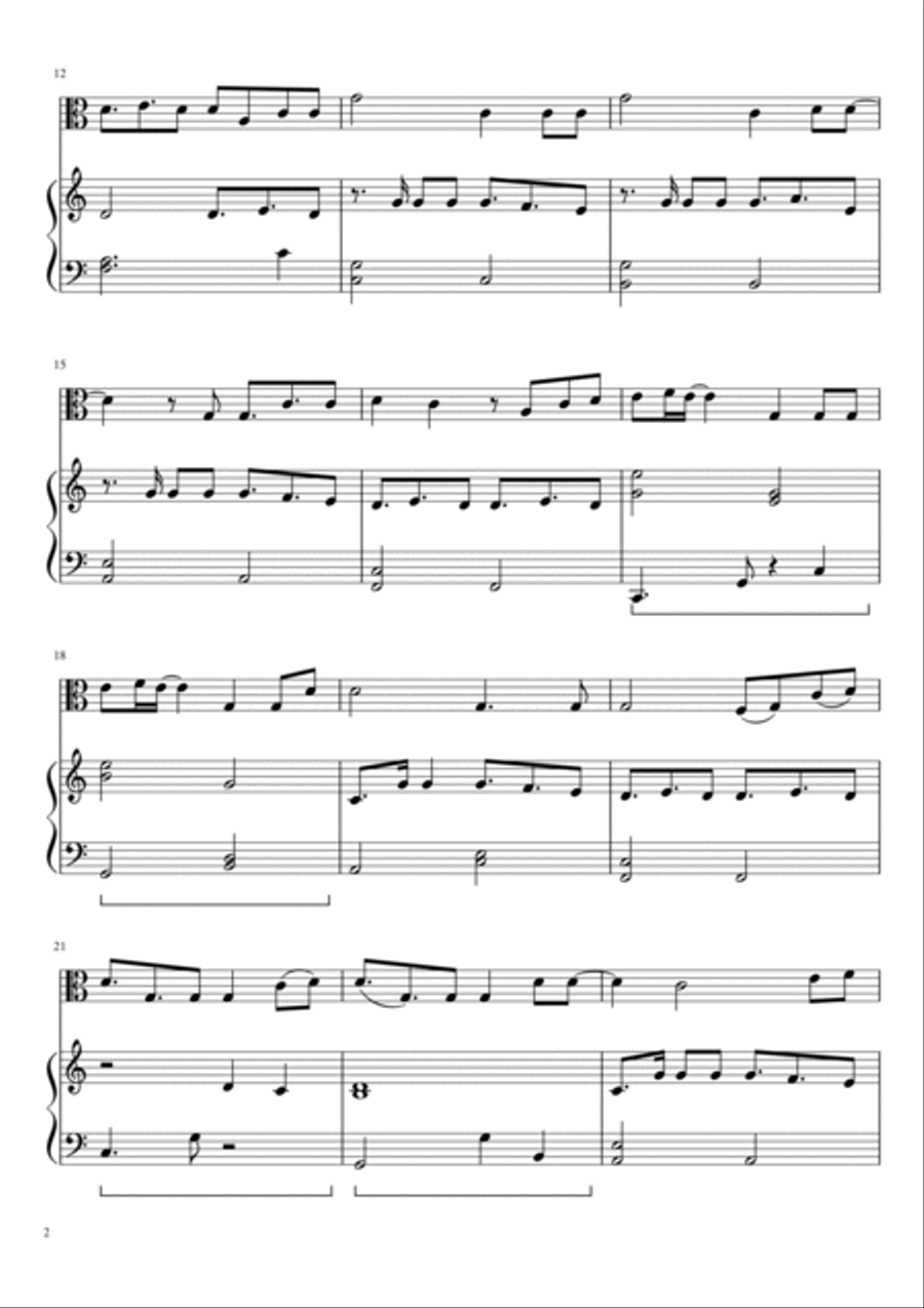 Girls Like You Viola scores gallery preview page 2
