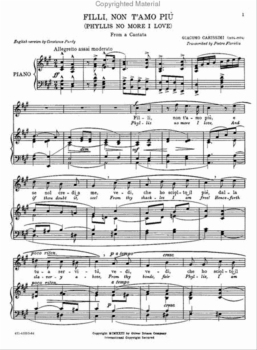 Classic Italian Songs, Vol. 3 Med-High Chamber Music scores gallery preview page 2