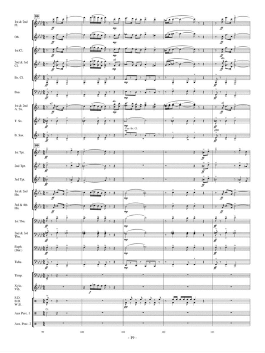 Costa del Sol Concert Band scores gallery preview page 18