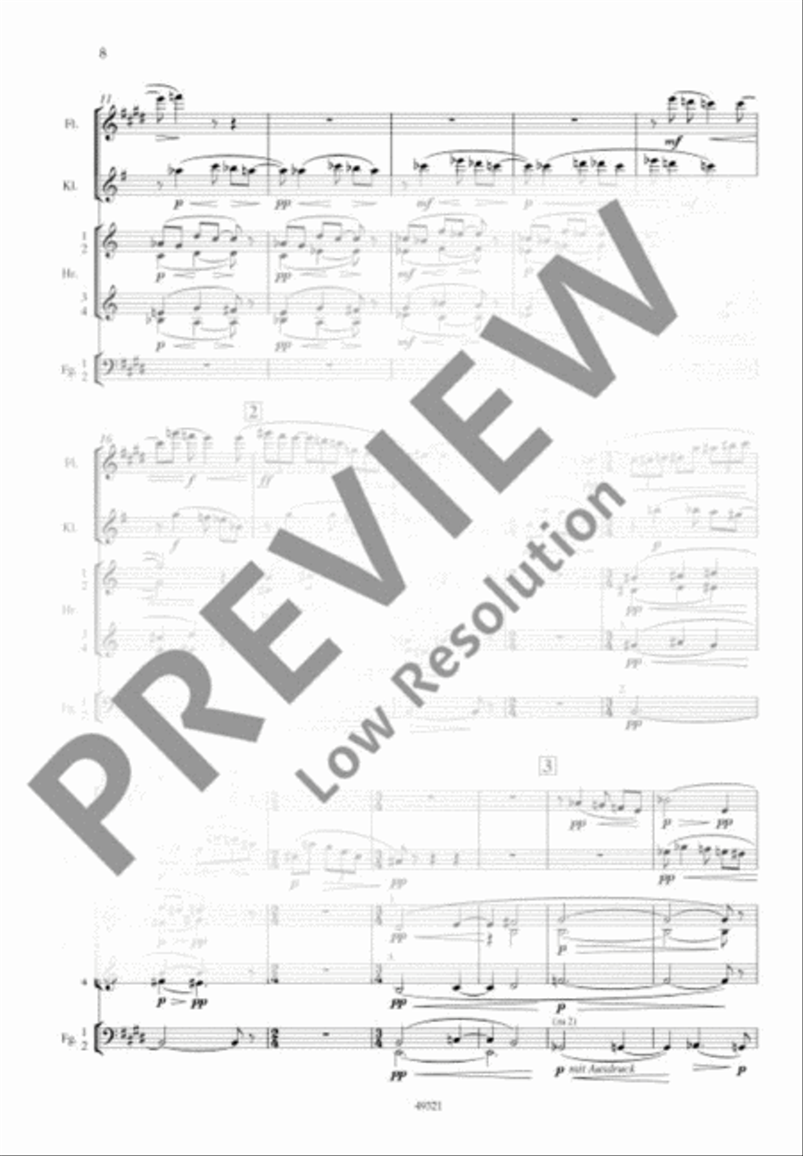 Tonstück E major Tonstück E major Bassoon scores gallery preview page 9