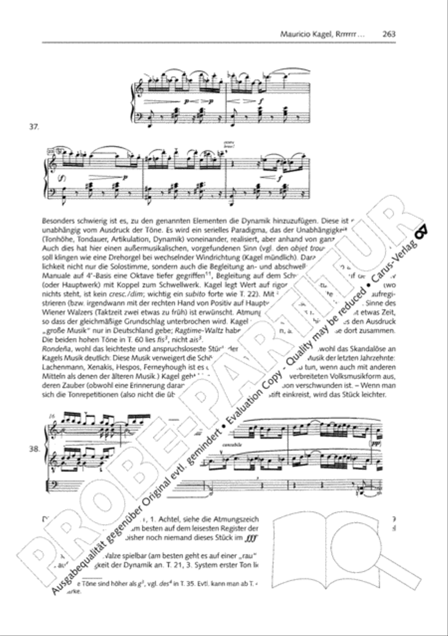 Orgelschule zur historischen Auffuhrungspraxis Organ Solo scores gallery preview page 264