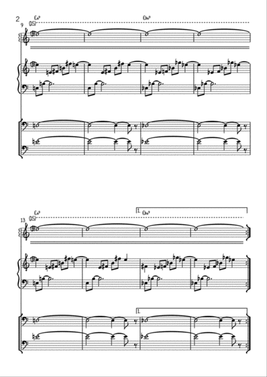 Isolation - Joshua Tindall - Bundle Jazz Ensemble scores gallery preview page 2