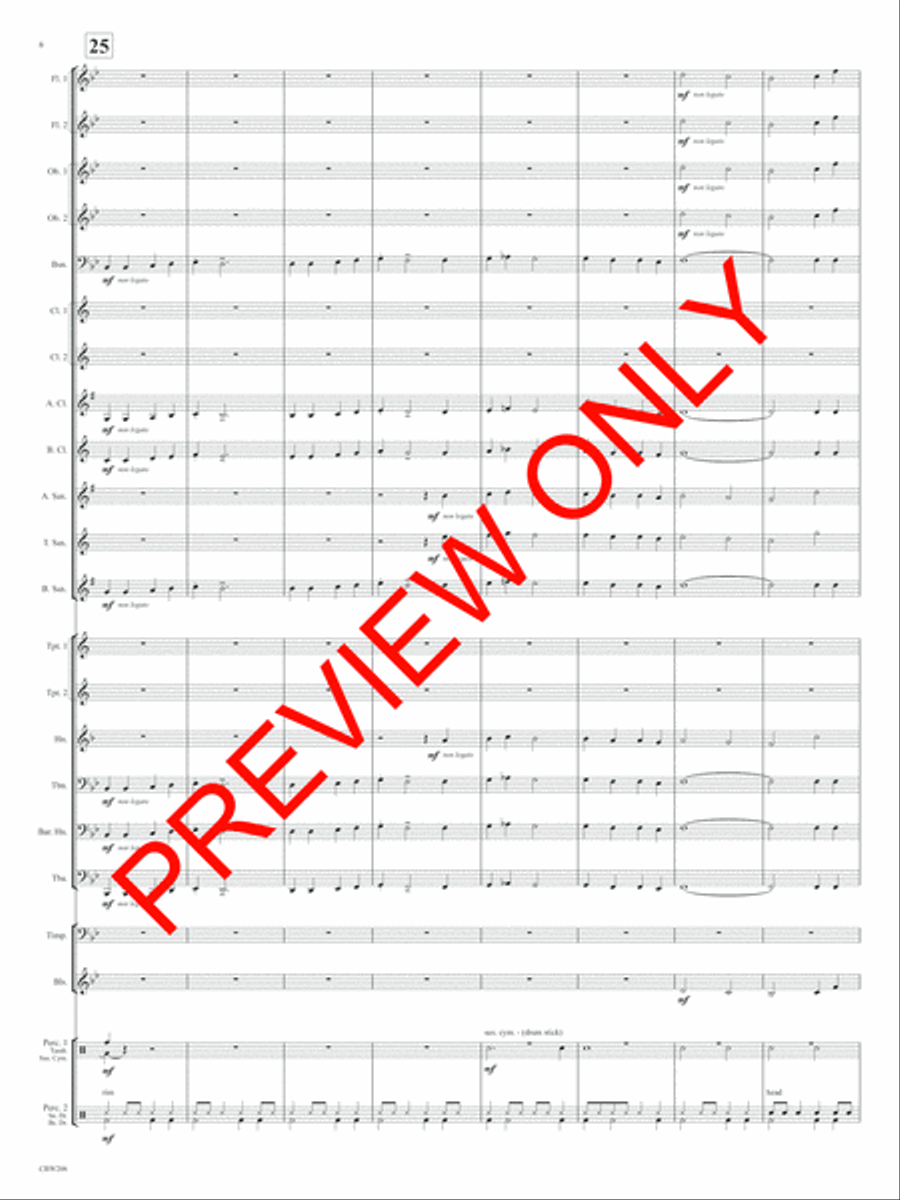 Victorius Concert Band scores gallery preview page 7