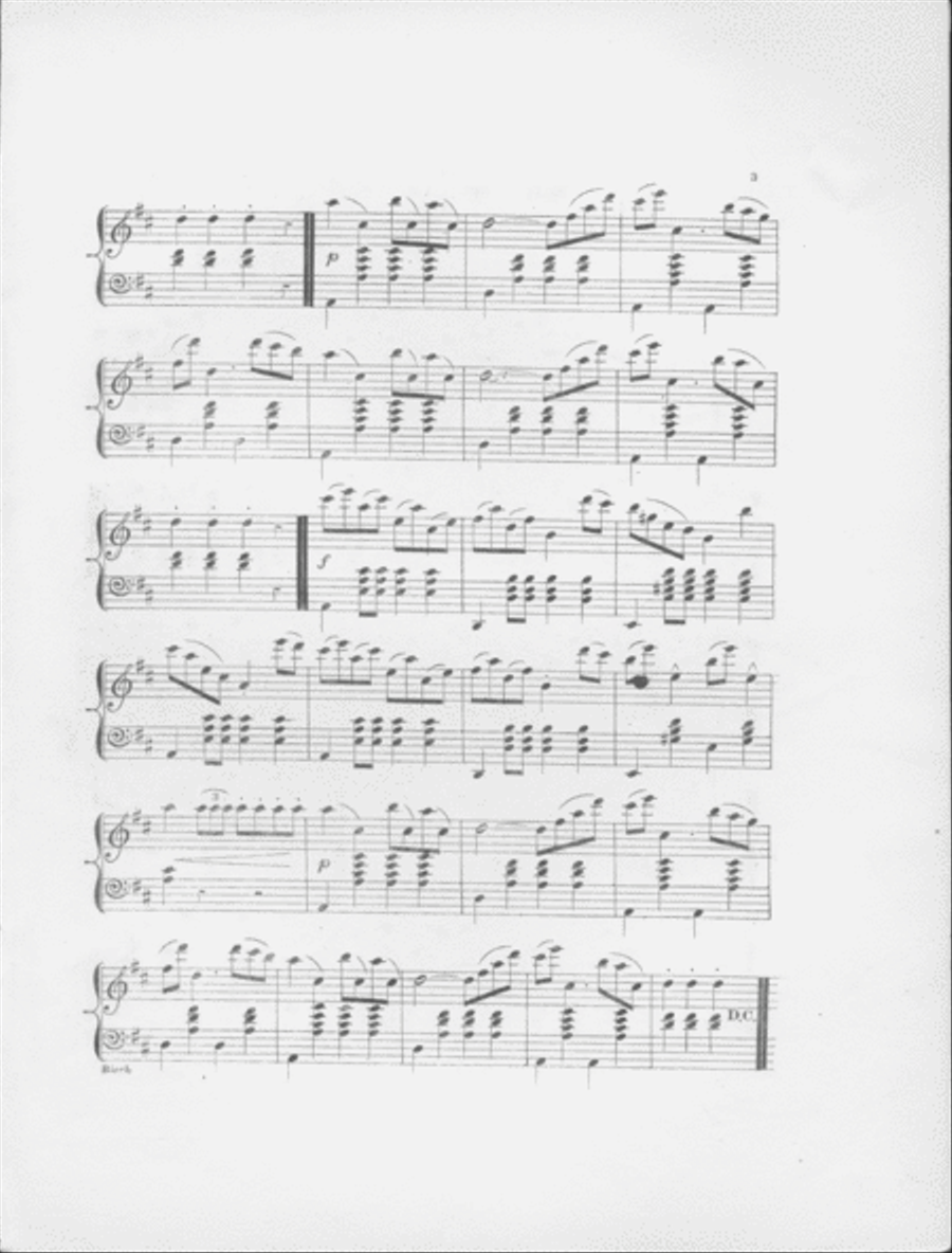 Moonlight & Midnight Schottisch Piano Solo scores gallery preview page 3