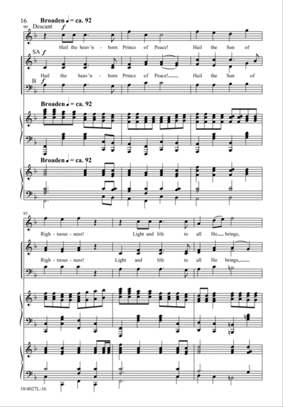 Joyful, All Ye Nations, Rise! 3-Part scores gallery preview page 17