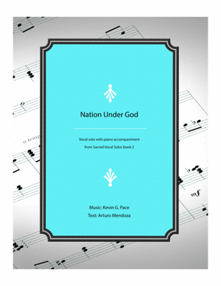 Nation Under God - original vocal solo with piano accompaniment
