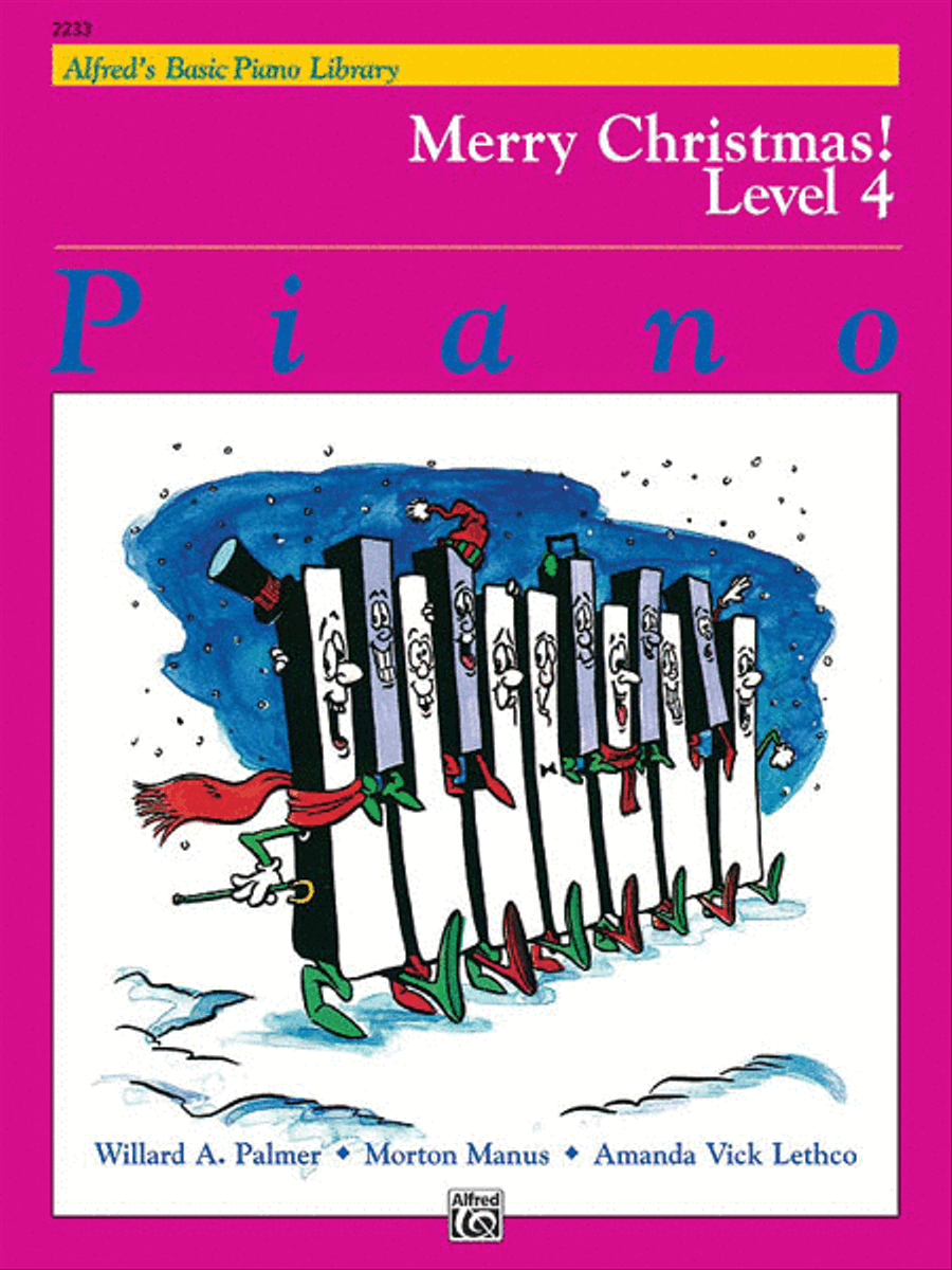 Alfred's Basic Piano Course Merry Christmas!, Level 4 Piano Method scores gallery preview page 1