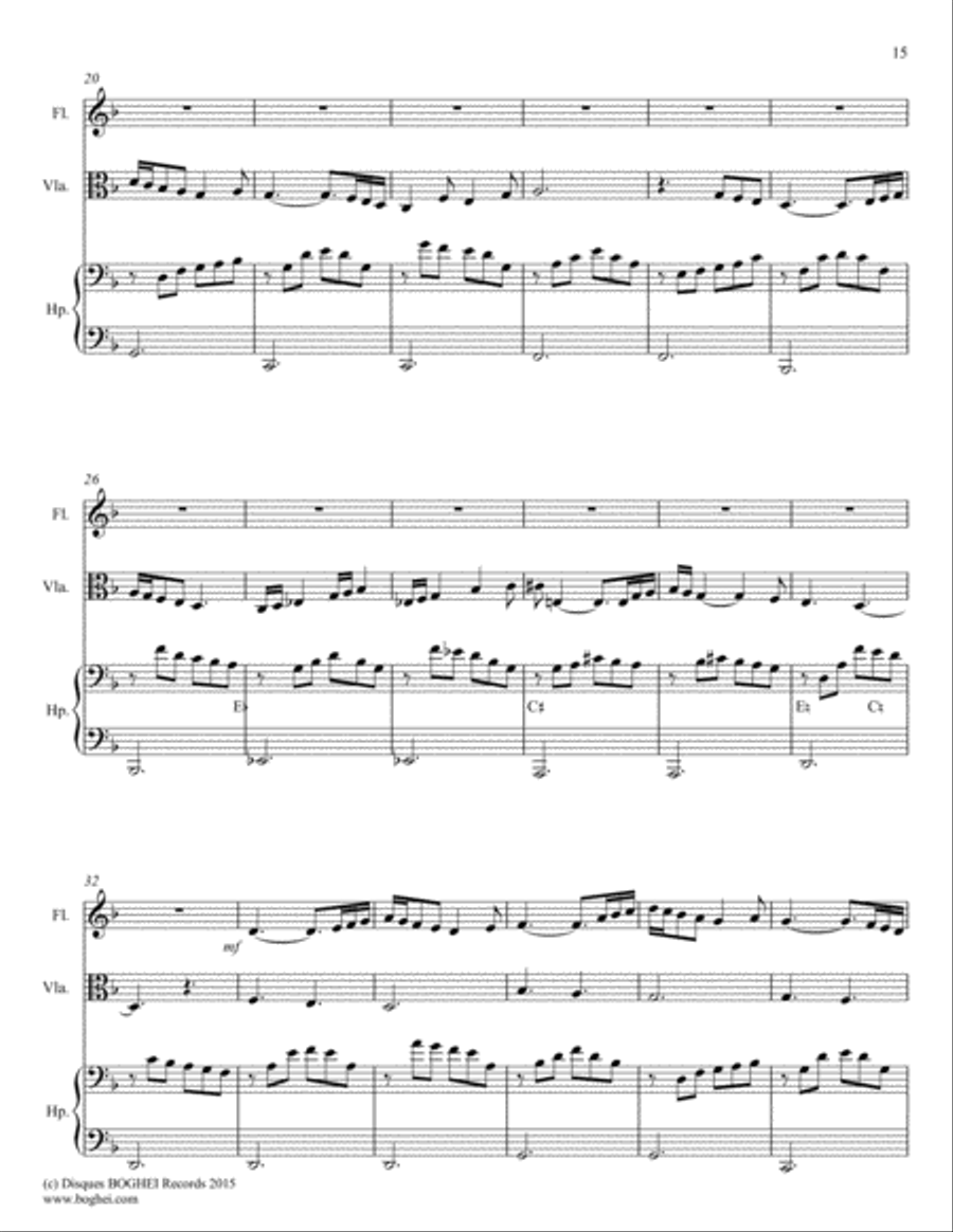 DISEUSE DE BONNE AVENTURE Small Ensemble scores gallery preview page 2