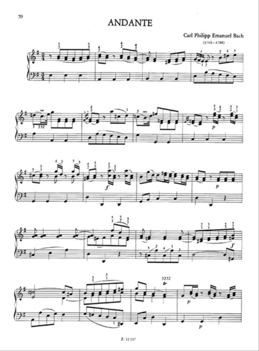 Deutsche Klaviermusik Piano Solo scores gallery preview page 2