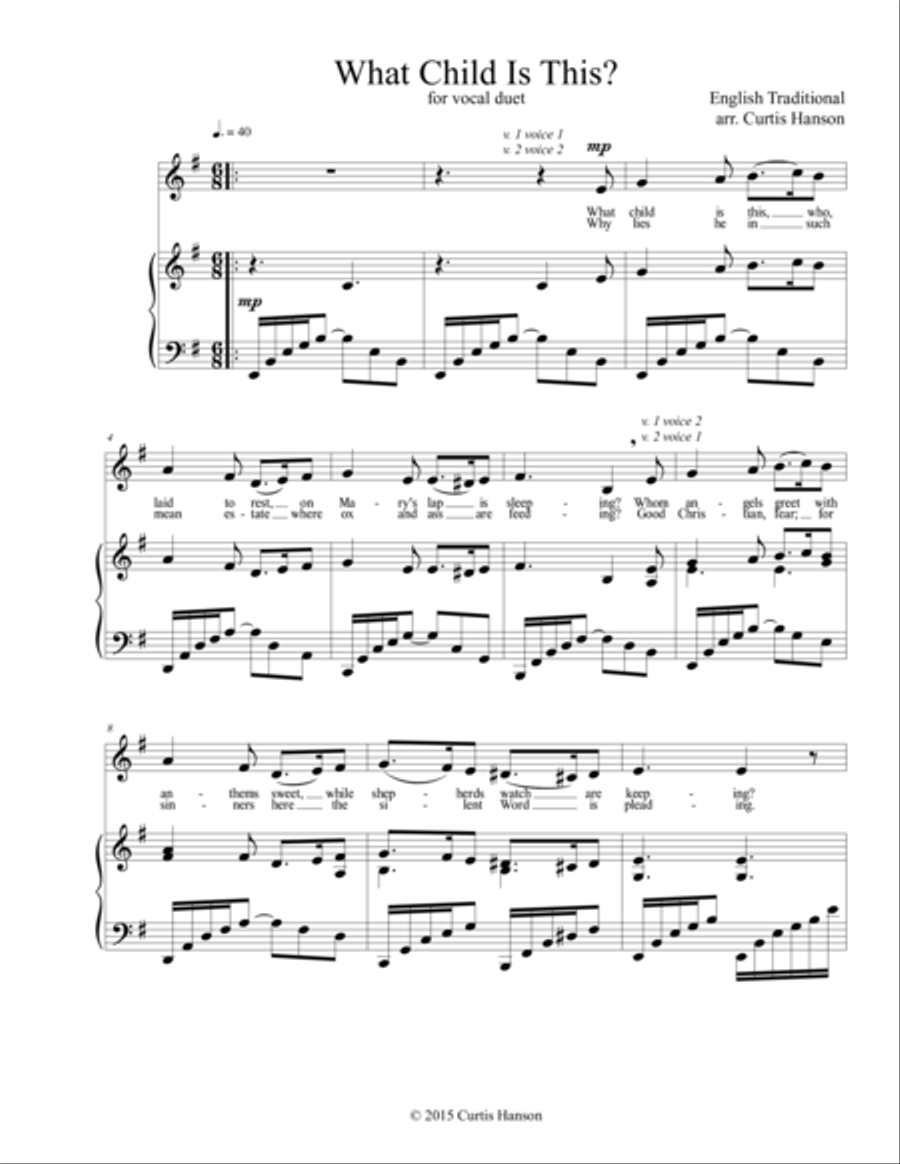 What Child Is This? (2 pt.) SA scores gallery preview page 1