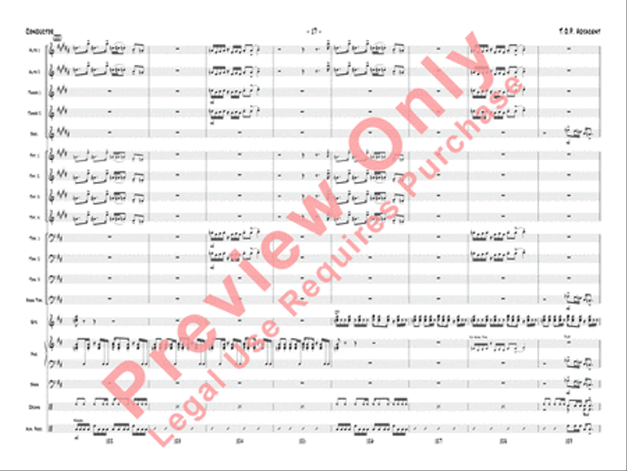T.O.P. Adjacent Jazz Ensemble scores gallery preview page 20