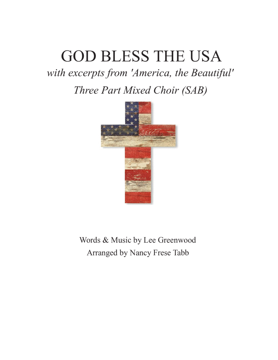 God Bless The U.s.a. God Bless The U.s.a. 3-Part scores gallery preview page 1