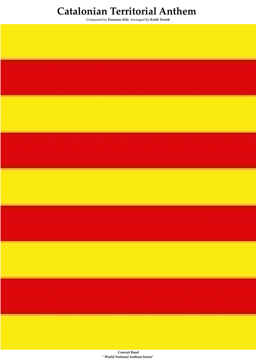 Catalonian (Els Segadors) Territorial Anthem for Concert/Wind Band Concert Band scores gallery preview page 1