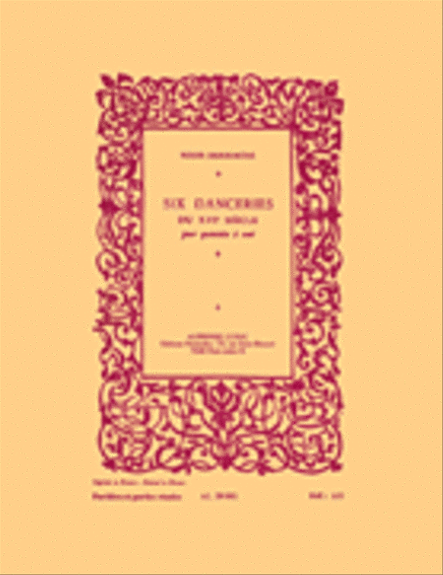 6 Danceries du XV1 Siecle Woodwind Quintet scores gallery preview page 1