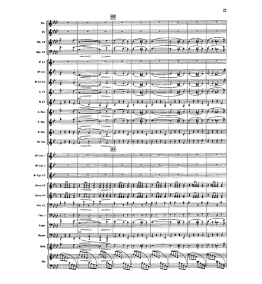 The Stars and Stripes Forever Concert Band scores gallery preview page 7