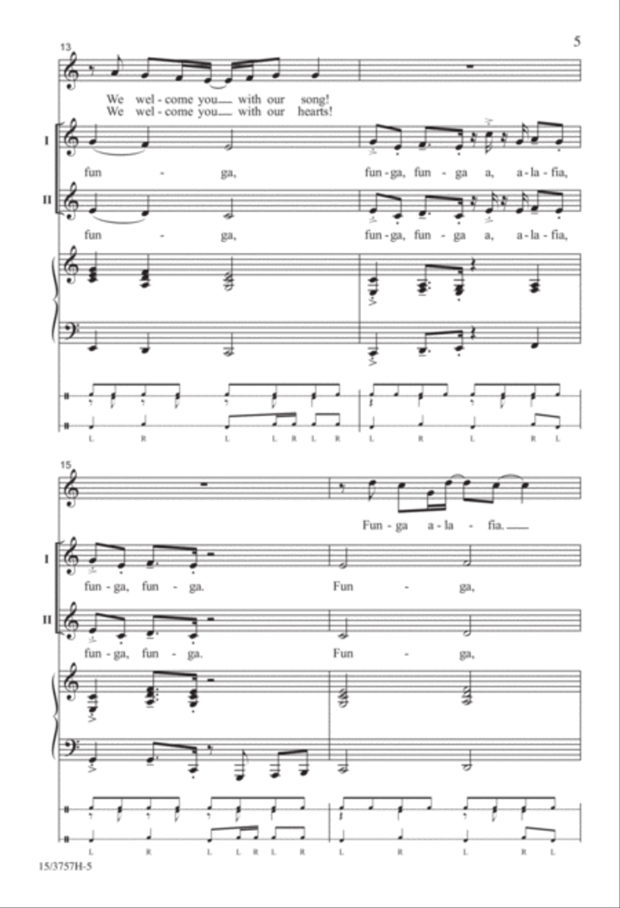 Funga Alafia Funga Alafia 2-Part scores gallery preview page 5