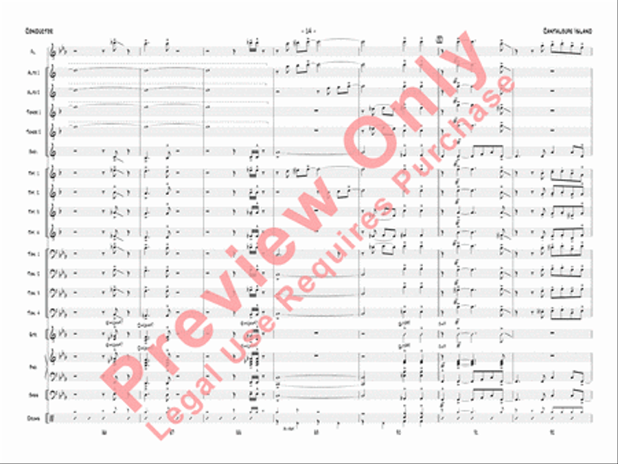Cantaloupe Island Jazz Ensemble scores gallery preview page 17