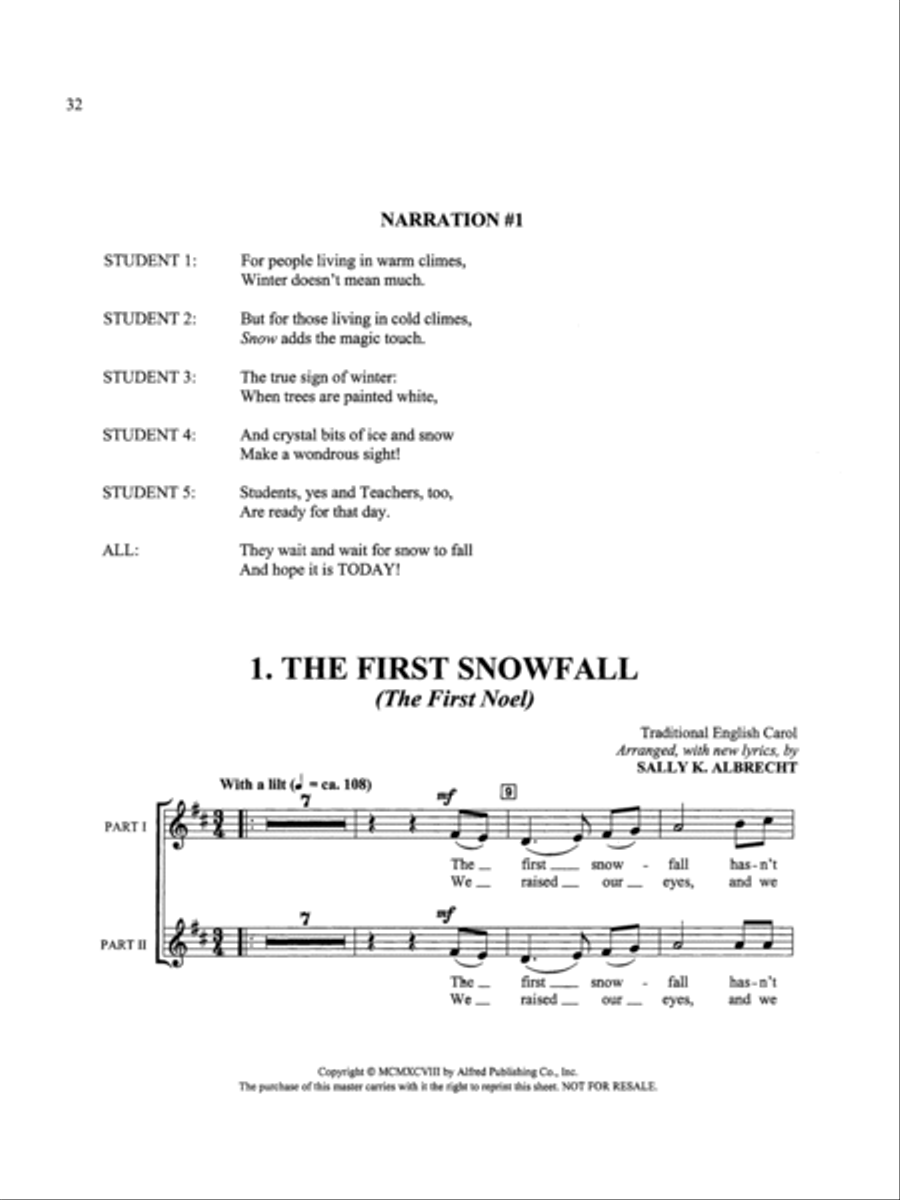 Crazy Carols! - CD Kit Choir scores gallery preview page 3