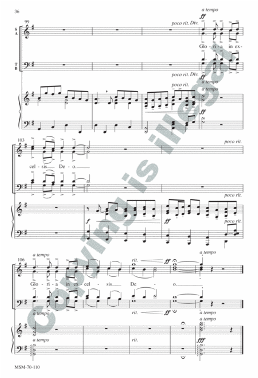 A Carol Suite SSATBB scores gallery preview page 36