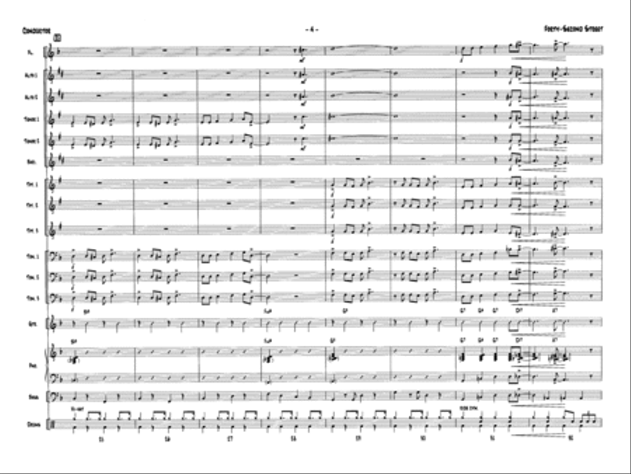 Forty-Second Street: Score Jazz Ensemble scores gallery preview page 6