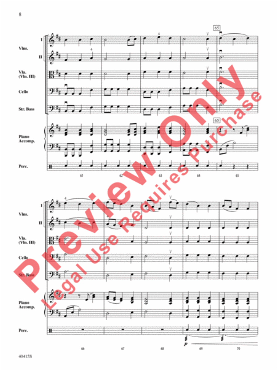 Ghost Ship String Orchestra scores gallery preview page 9