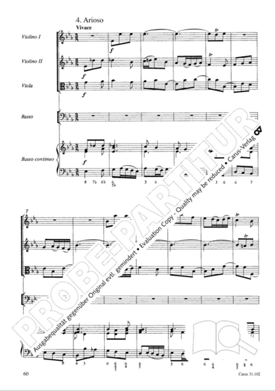 Lord God, your eyes are seeing truth in trusting (Herr, deine Augen sehen nach dem Glauben) ATB scores gallery preview page 61