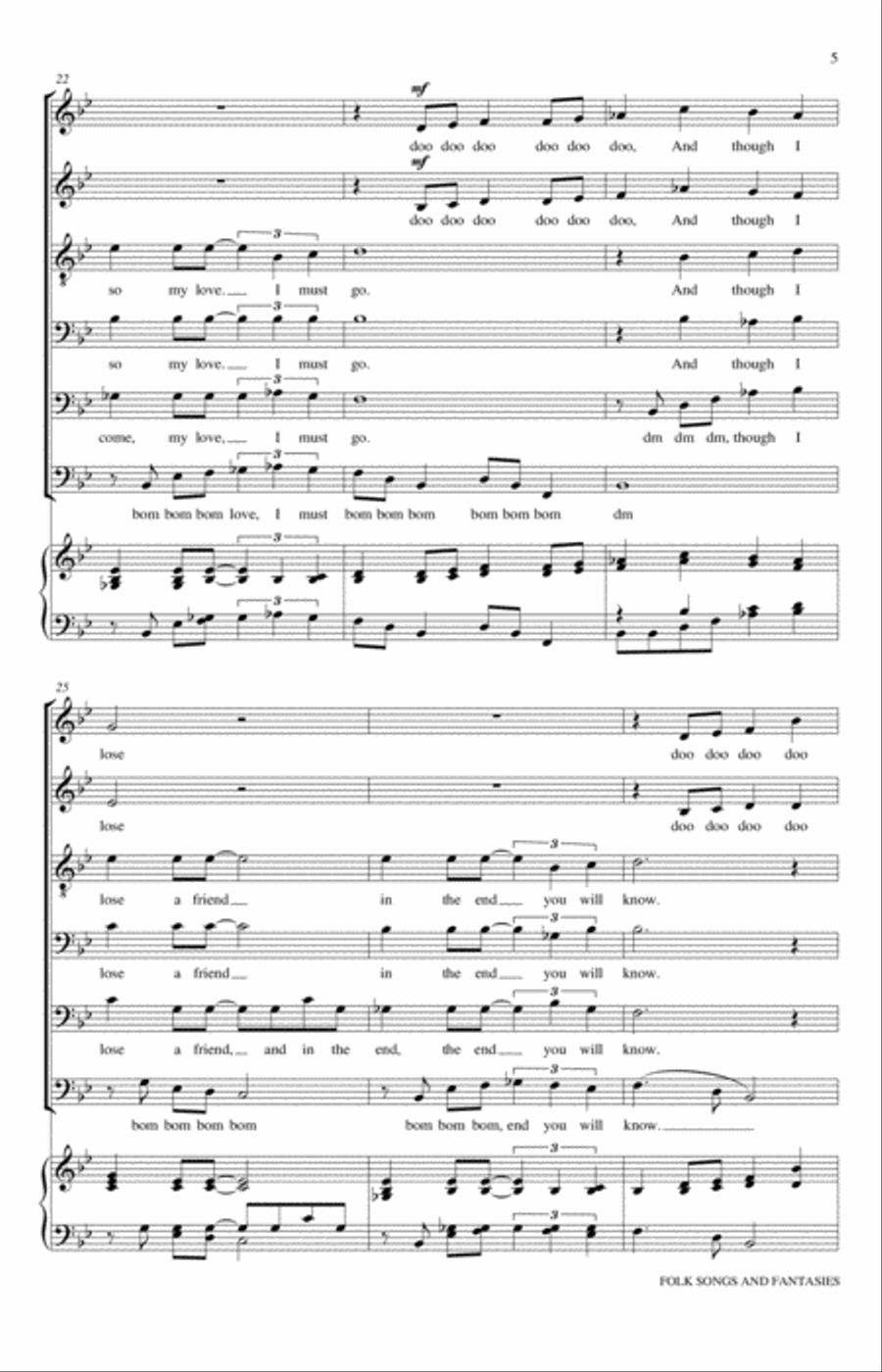 I'll Follow The Sun 4-Part scores gallery preview page 5