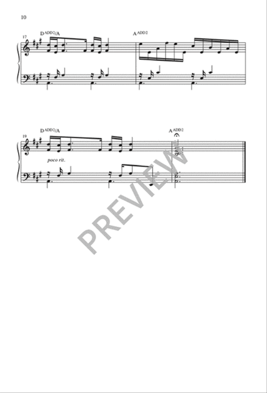 Silent Night, Holy Night 3-Part scores gallery preview page 11