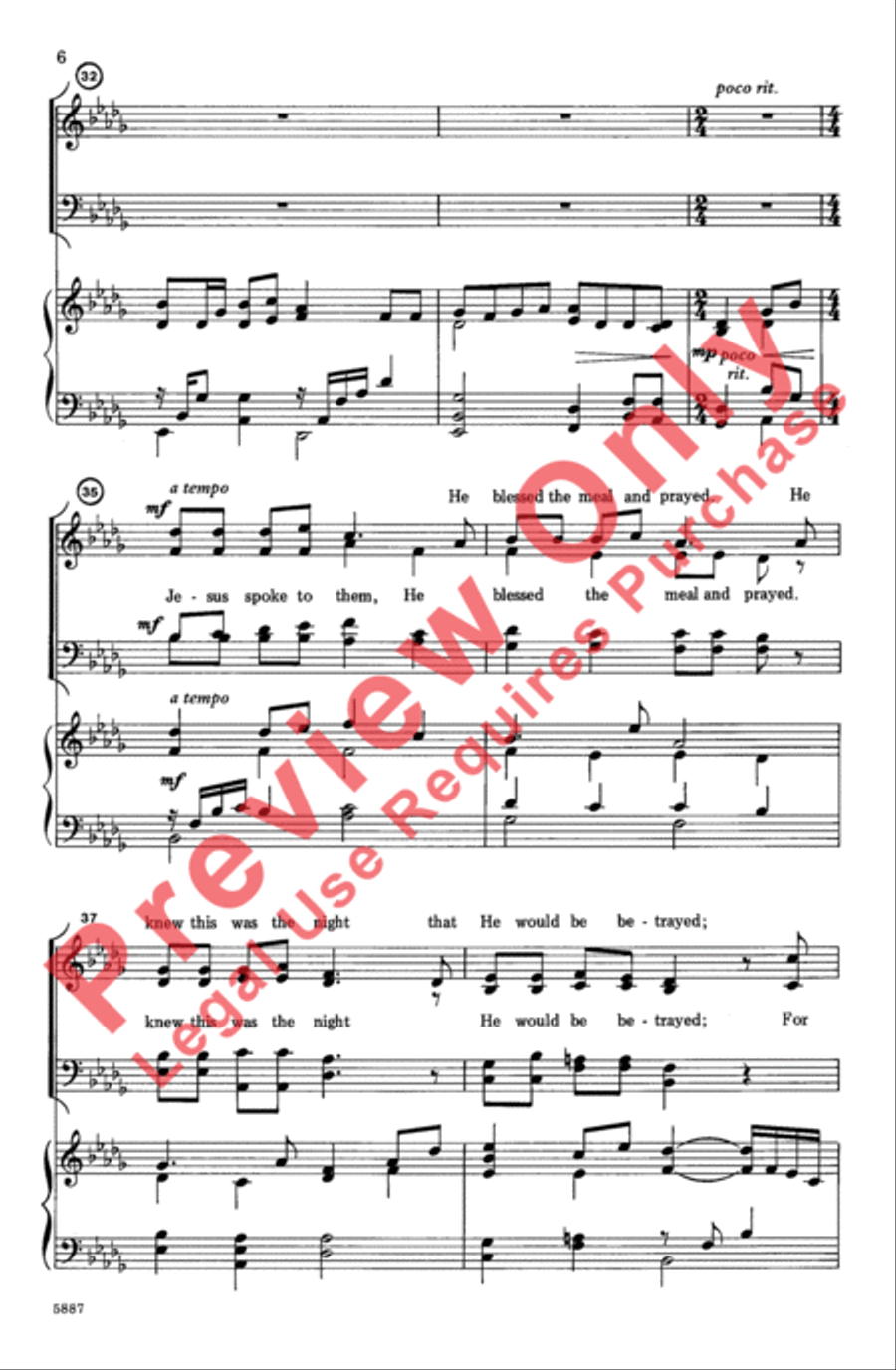 The Upper Room The Upper Room 4-Part scores gallery preview page 6