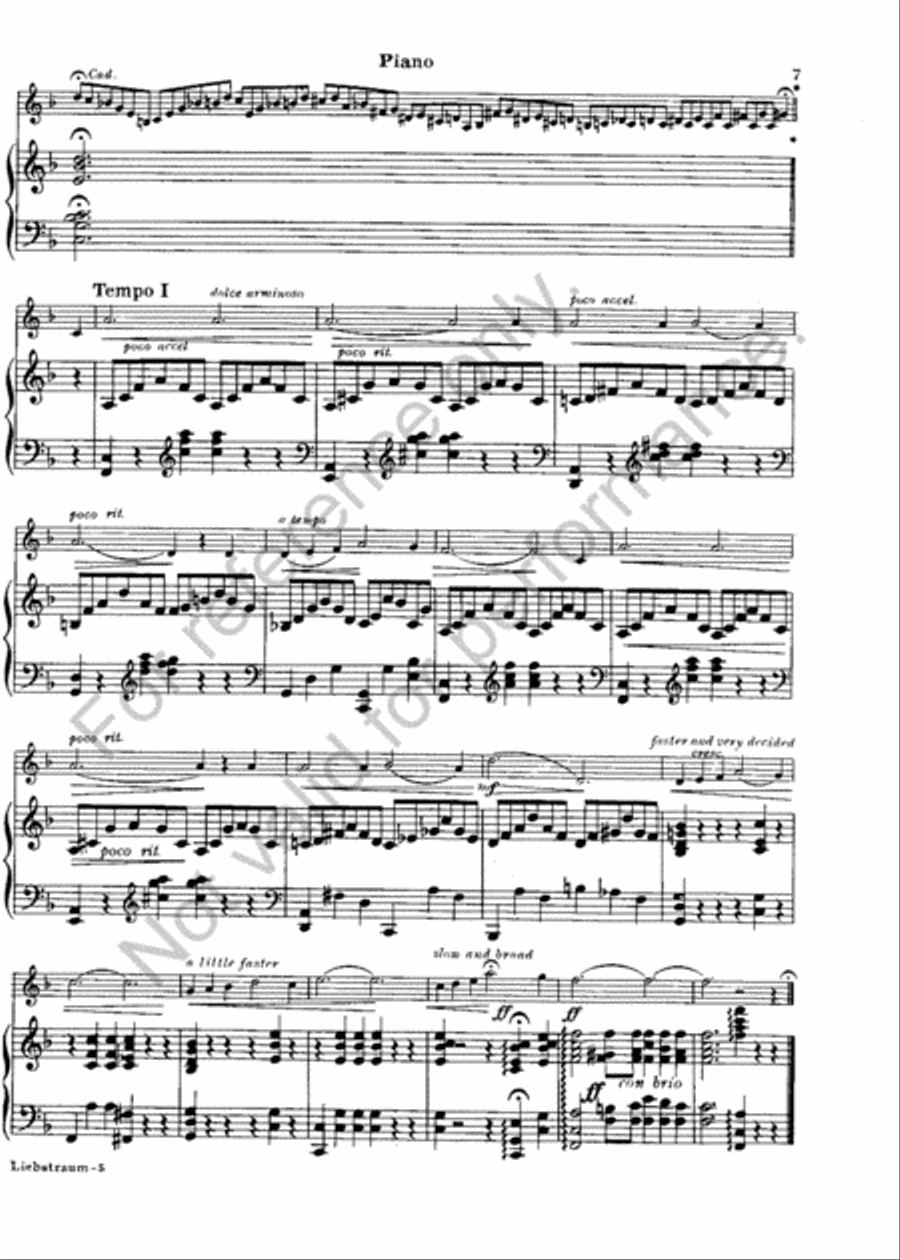 Liebestraum Alto Saxophone scores gallery preview page 6